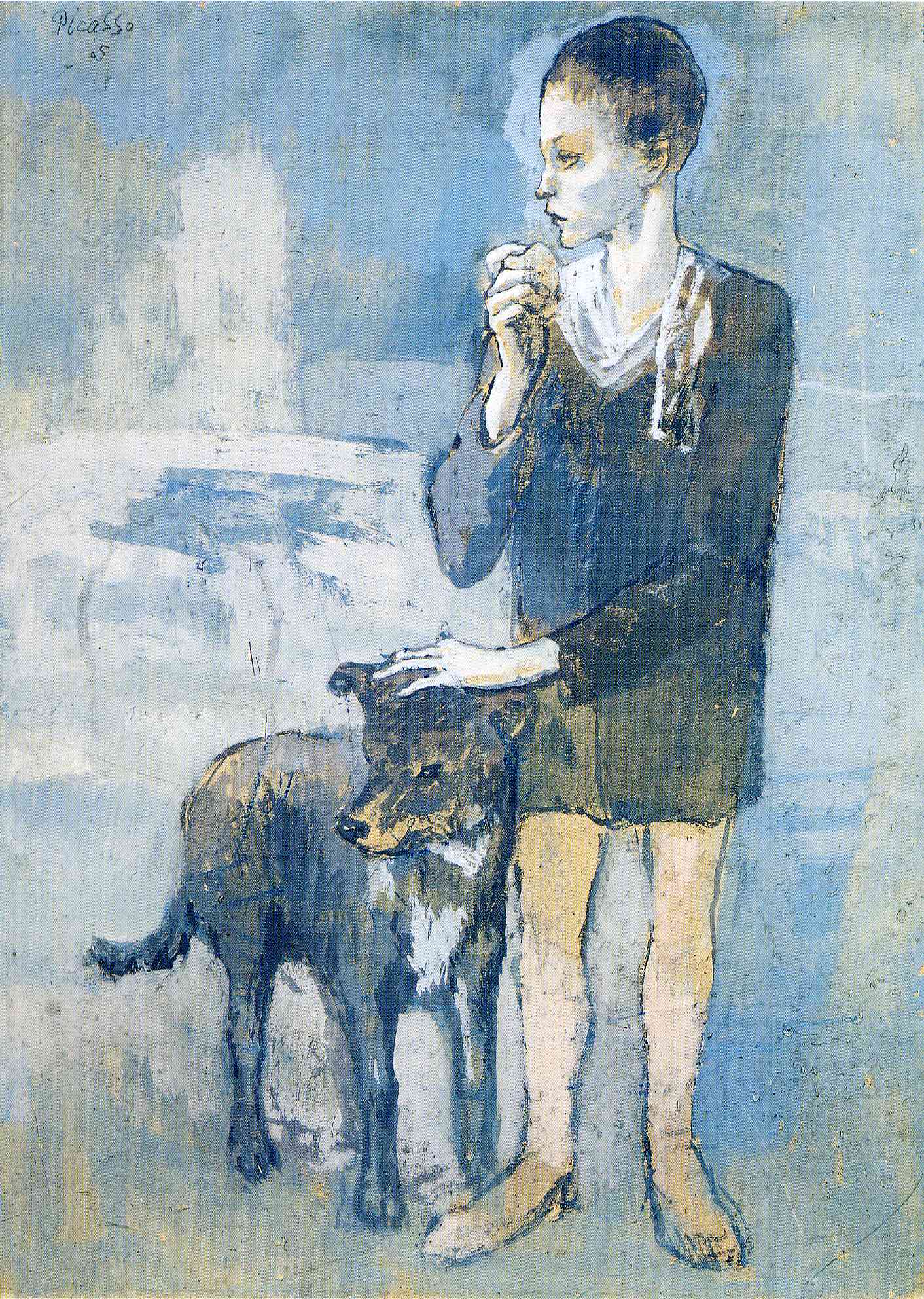 Picasso Boy with a Dog 1905